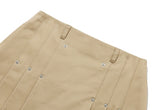 COTTON LOW RISE KILT SKIRT