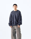 Fluffy Oversized Two Tone Knit