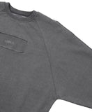 Raw Edge Batwing Sweatshirt