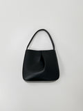 Pintuck Square Handbag