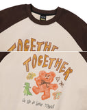 Together Bear Raglan Sweatshirt