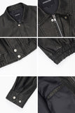 Overfit washed heritage jacket