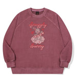 Bunny For Heart Raglan Pigment Sweatshirt