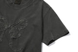 Ribbon Denim Pigment Crop TEE