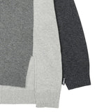 Tri Color Mixed Sweater