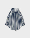 [AG] Huge Check Hoodie Shirt