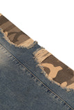 Keren Damage Camo Denim