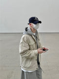 Compact trucker jacket