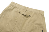 WIDE COTTON CARGO PANTS