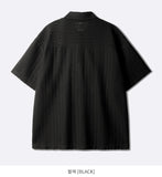 Crochet Short Sleeve Knit Shirt