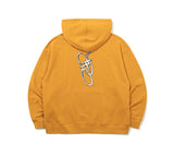 SILVER CLIP PENDANT LOGO HOODIE