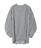 Raw Edge Sculpted Long Sleeve