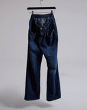 Blue Black Wide Denim