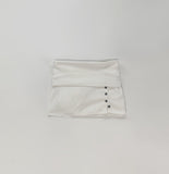 skirly button low-waist skirt