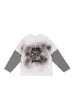 Caron Dirty Layered Long Sleeve T-Shirt