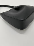 Pintuck Square Handbag