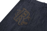 DENIM PINTUCK SLACKS