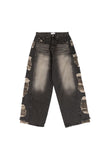 Keren Damage Camo Denim