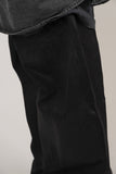 Coated Damage Black Denim