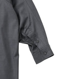 Wool Blend 3D Raglan Shirt