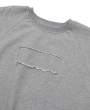 Raw Edge Batwing Sweatshirt