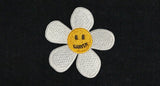 Flower Dot Embroidery Denim Jacket