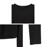 Hessy Wool Round Long Sleeve Tee