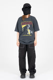 Crack Vintage Washing Short Sleeve T-Shirt