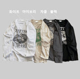 Punting Lettering Long Sleeve Tee