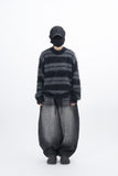 Kera Hairy Stripe Knit