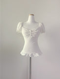 Rudica Puff Frill Top