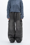Double Layer Cargo Denim