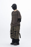 Kerr Chain Embroidered Layered Short Sleeve T-Shirt