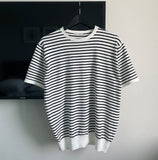 Neo stripe half knit