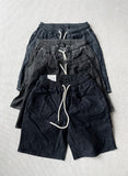 Linen wide short banding denim