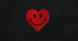 Heart Smile Embroidery Bold Muffler