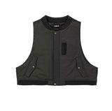 Fourfold Nylon Mixed Bomber Vest