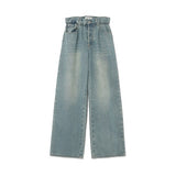 Flower Denim Pants