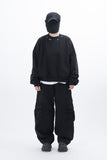 Neck Pierce Sweatshirt