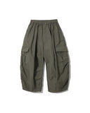[AG] Ripstop Cargo Shirring Balloon Pants