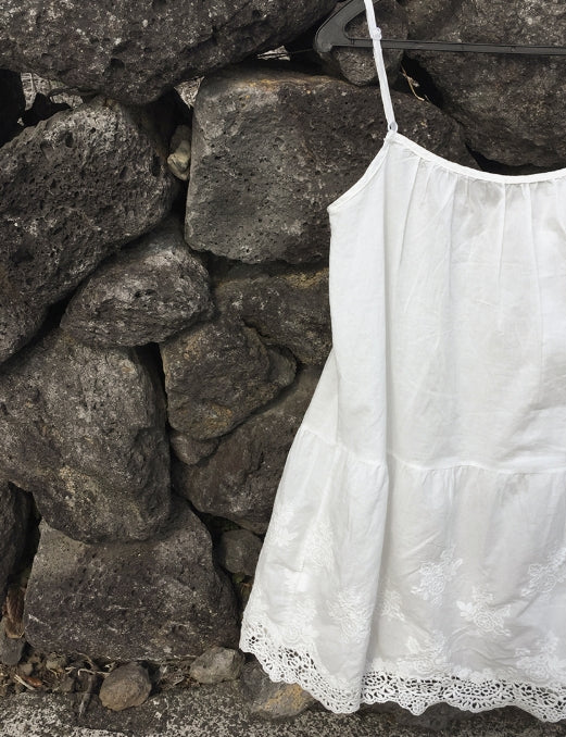 【BAON】Iyo Lace Layered One Piece BAON (バオン) - イヨレースレイヤードワンピース / Iyo Lace