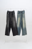Newferel Three Line Wide Denim