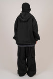 Poche denim hooded jacket