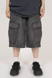 Laya Cargo Bermuda Denim