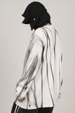 Ken Oil Washing Waffle Long Sleeve T-Shirt
