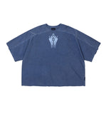 Cross Symbol Washed Raglan T-Shirt