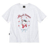 Irloop Cat Crop Short Sleeve Tee