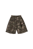Er camo Pintuck Bermuda Pants