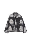 Decolor Dark Blue Denim Jacket