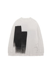 Brush Paint Long Sleeve T-Shirt